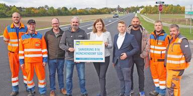 B16 Münchendorf Süd: Arbeiten abgeschlossen
