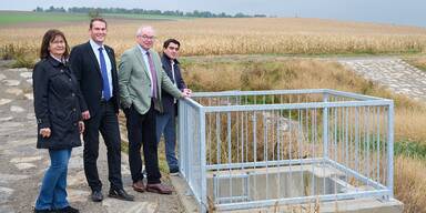 Hochwasserschutz in Obergänserndorf fertiggestellt
