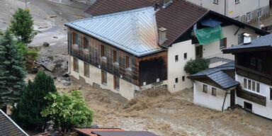 Schwere Unwetter-Schäden in Tirol