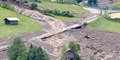 Schwere Unwetter-Schäden in Tirol