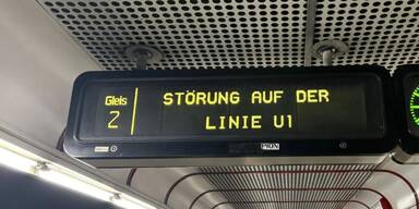 Kein Strom: Ganze Linie U1 außer Betrieb!