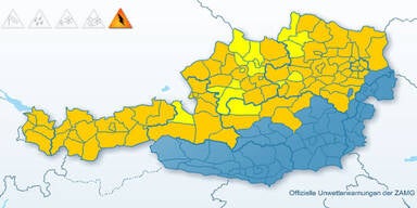 Unwetter-Warnung 