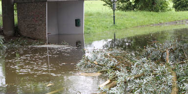Unwetter in Ostösterreich