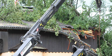 Unwetter in Ostösterreich