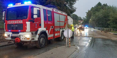Heftige Unwetter im südlichen Niederösterreich