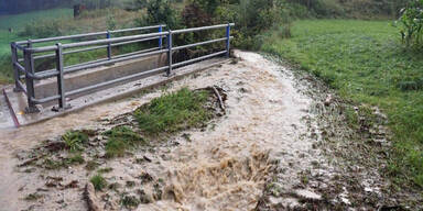 Heftige Unwetter im südlichen Niederösterreich