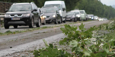 Unwetter in Ostösterreich