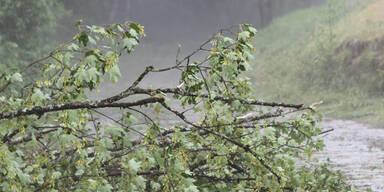 Unwetter in Ostösterreich