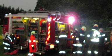Brand nach Blitzeinschlag