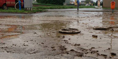 Überschwemmungen in Ost-Österreich