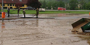 Überschwemmungen in Ost-Österreich