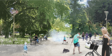 Volksgarten-Eingang wird neu gestaltet