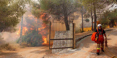 Waldbrand nahe Valencia 