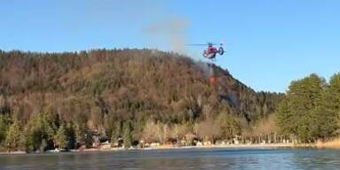 Waldbrand am Faaker See – 300 Feuerwehrleute im Einsatz