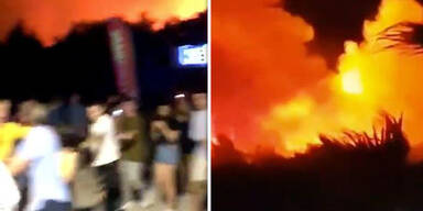 Waldbrand in Kroatien