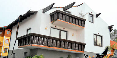 Haus abgedeckt