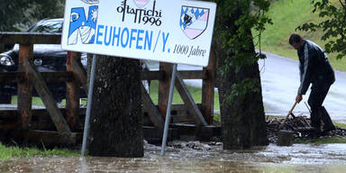 Starkregen überflutet Österreich