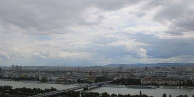 Graue Aussichten: Schauer ziehen über Wien 