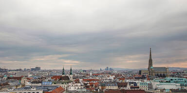 "Historisch" düsteres Wetter in Wien