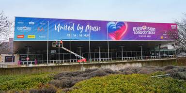 Stadthalle glänzt ab heute im Song-Contest-Look 